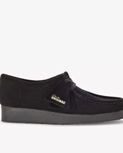 Clarks Wallabee Women's Black Suede
