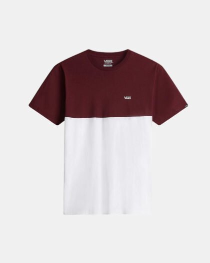 Vans Colorblock T-Shirt White & Port Roya