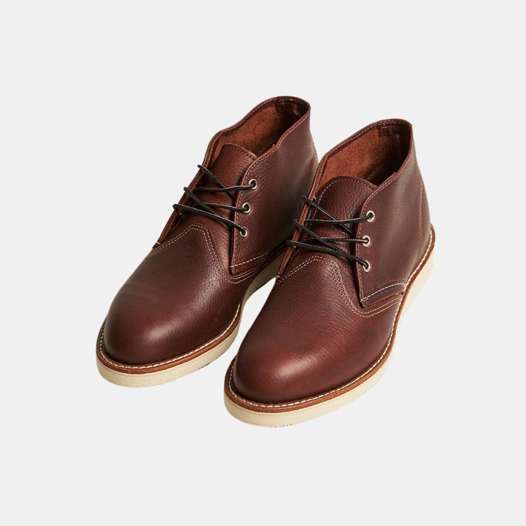 Red Wing Shoes 3141 Work Chukka Brown - Image 2