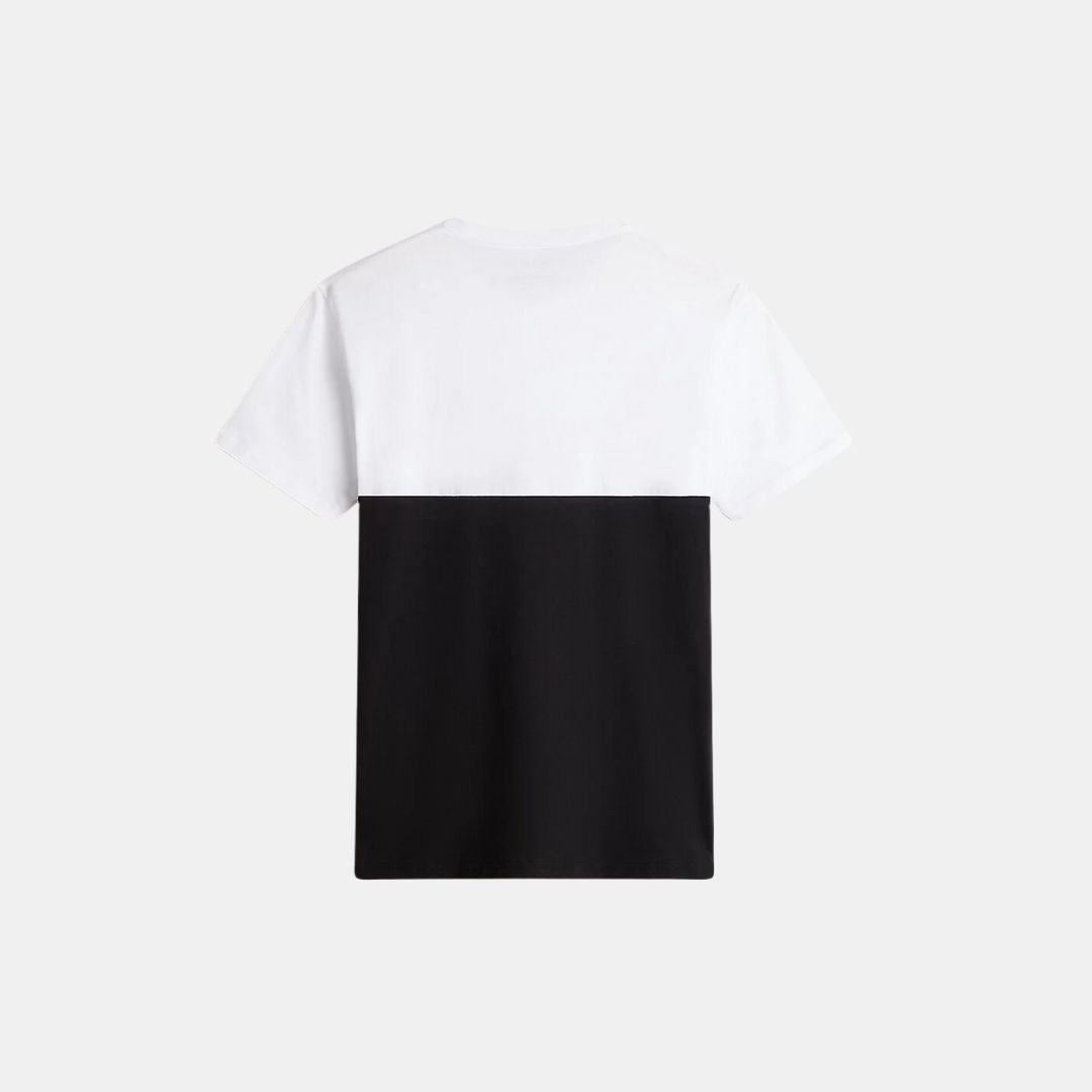 Vans Colorblock T-Shirt White & Black - Image 2