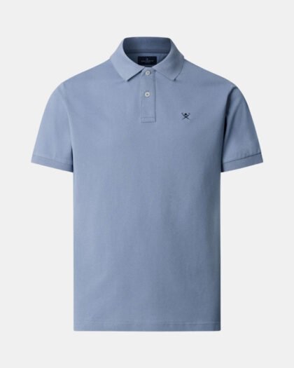 Hackett London Slim Fit Logo Chambray Blue