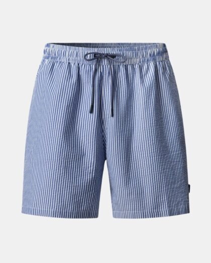 Hackett London Seersucker Elasticated Ink Blue