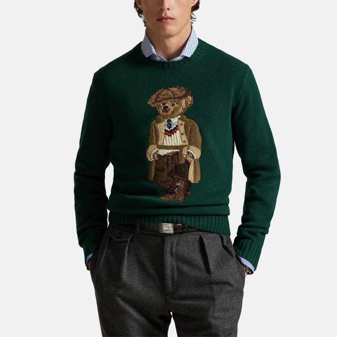 Polo Ralph Lauren Polo Bear Jumper Vntg Pine Charles - Image 4