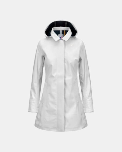 K-Way Mathy Bonded White Gardenia & Blue Depth