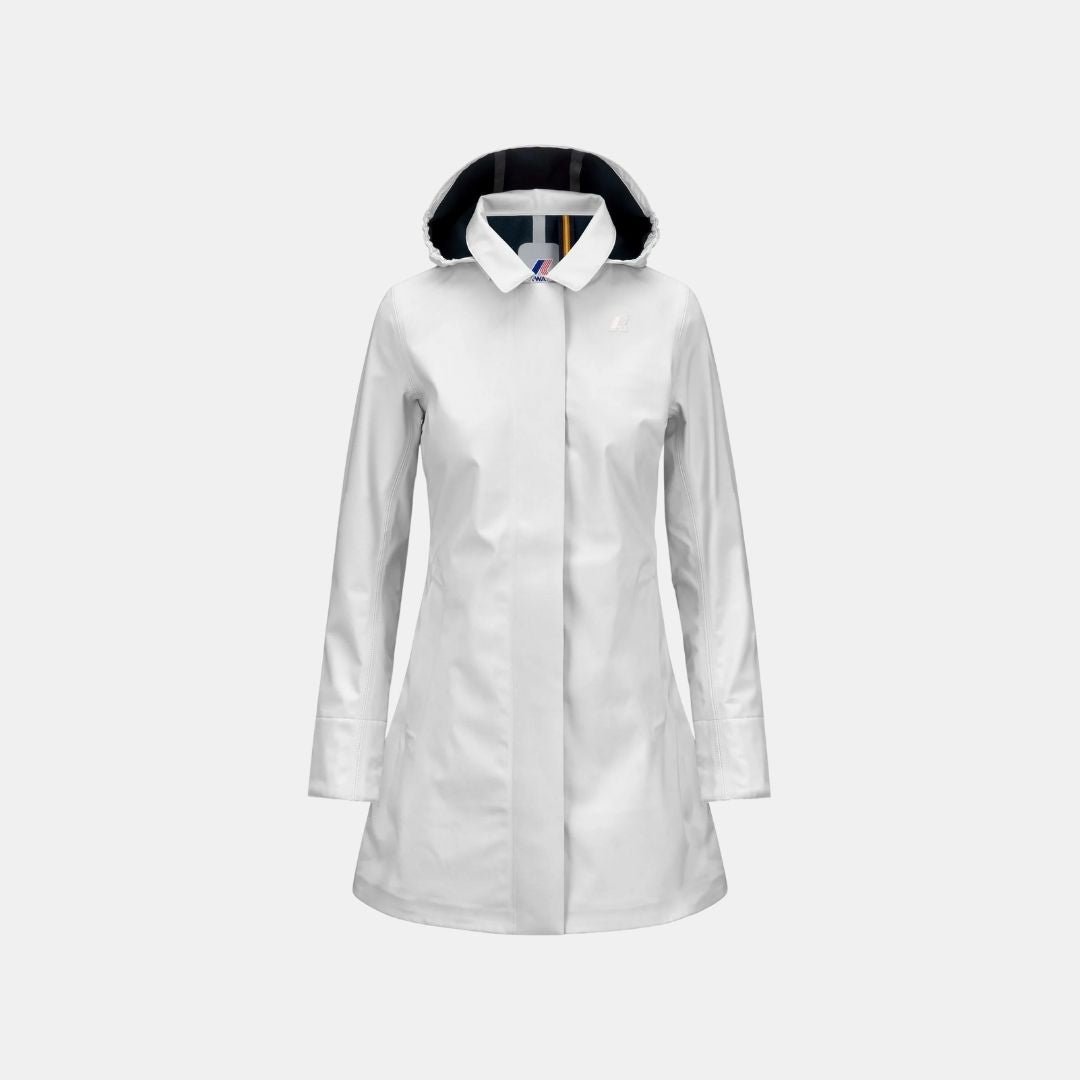 K-Way Mathy Bonded White Gardenia & Blue Depth
