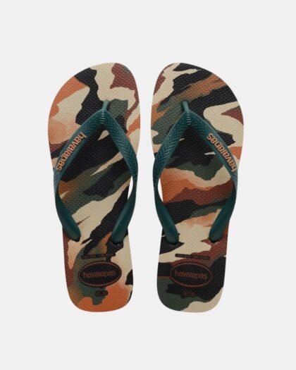Havaianas Top Camu Men's Black Pantanal Green