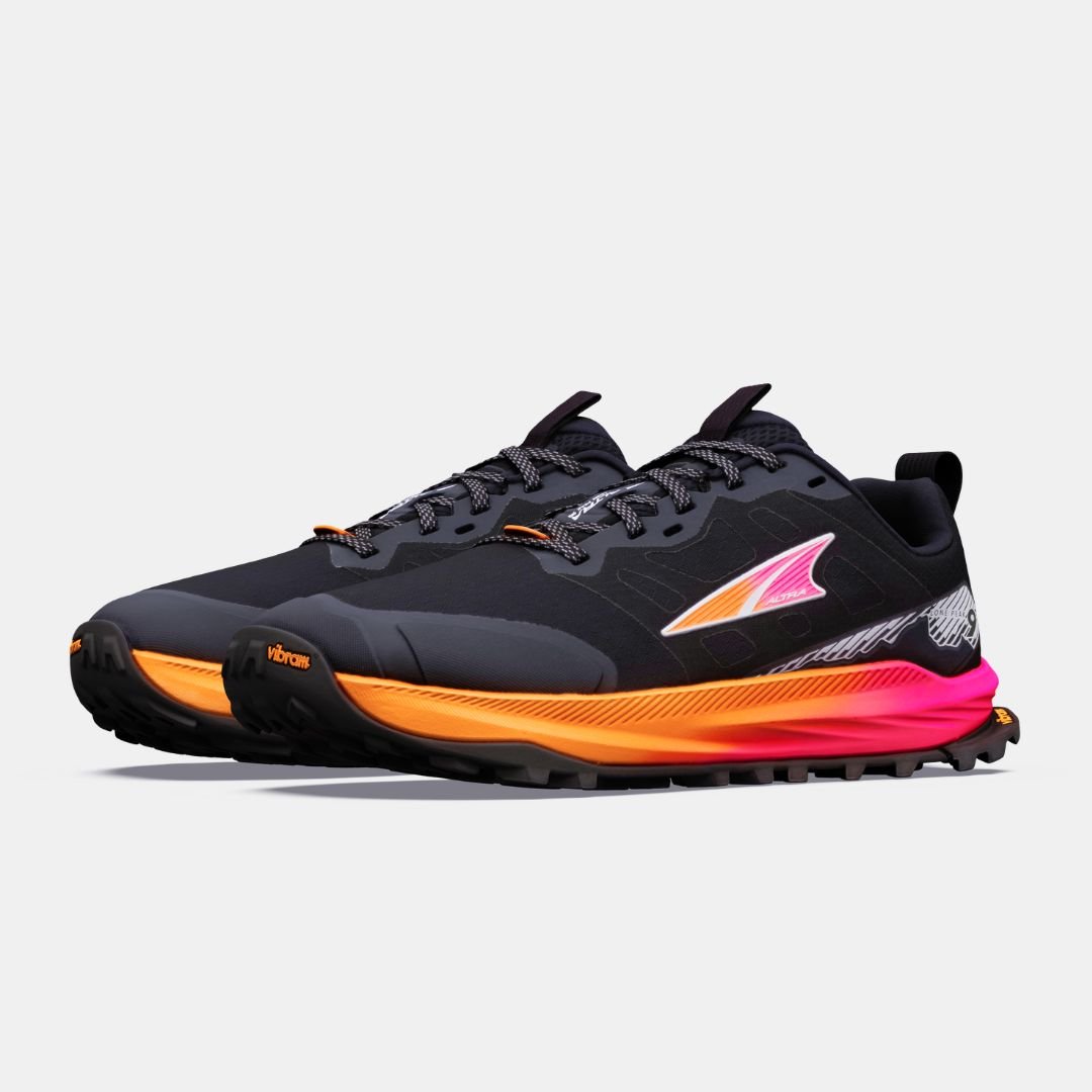 Altra Lone Peak 9+ Noir-Rose Percutant - Image 3