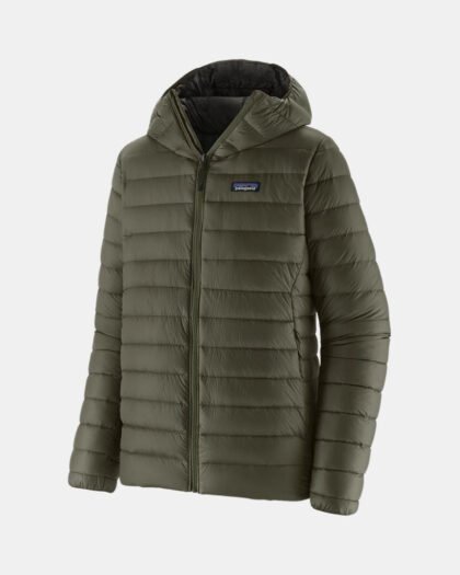 Patagonia Men's Down Sweater Hoody Jacket Basin Green