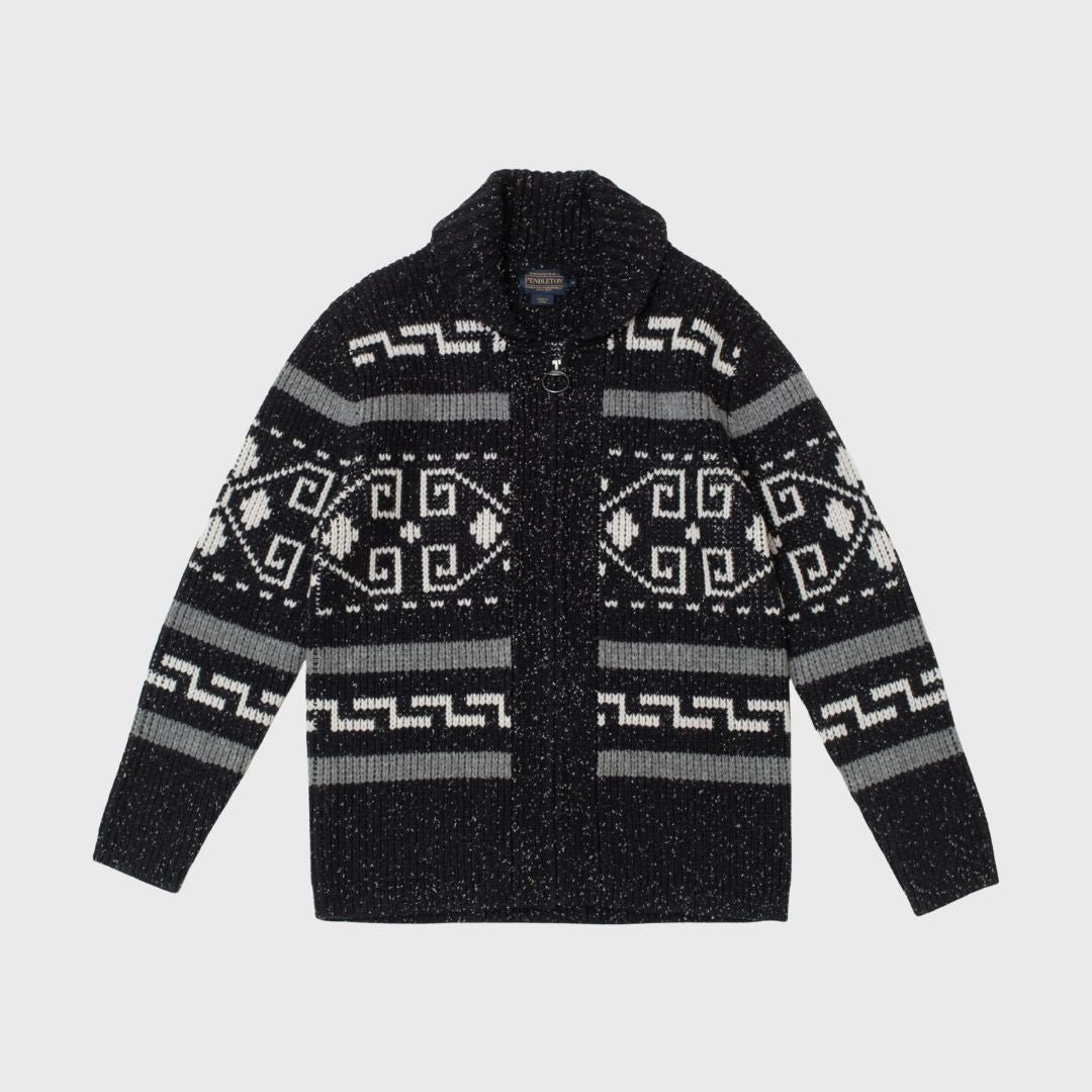 Pendleton The Original Westerley Cardigan Black Donegal