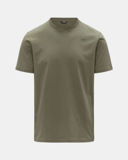 K-Way Odom Jersey Micro Lettering Green Lichen