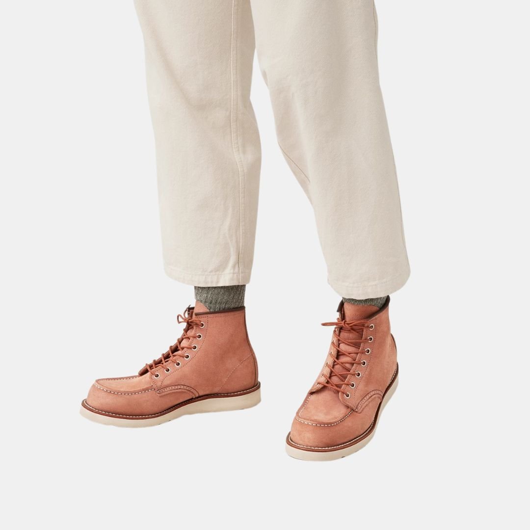 Red Wing Shoes Classic Moc 8208 Dusty Rose - Image 5