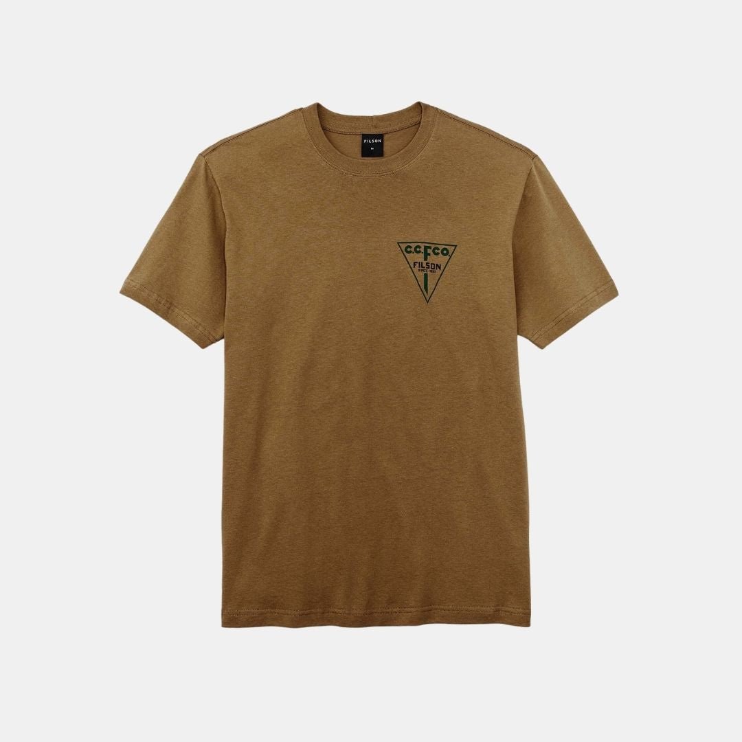 Filson S-S Pioneer Graphic T-Shirt Gold Ochre Captain