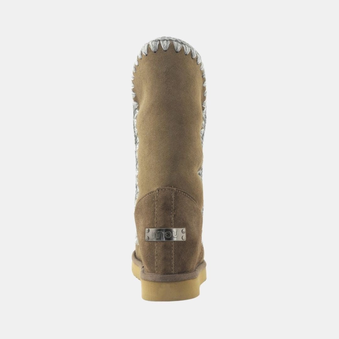 Mou Eskimo Inner Wedge Tall Suede Dark Stone - Image 4