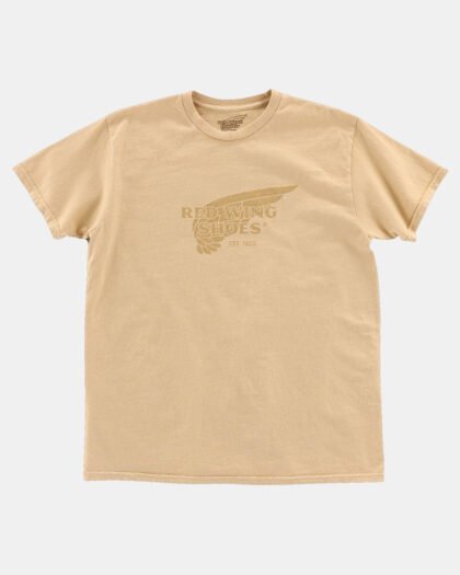 Red Wing Shoes W-RW T-Shirt 97614 Cream