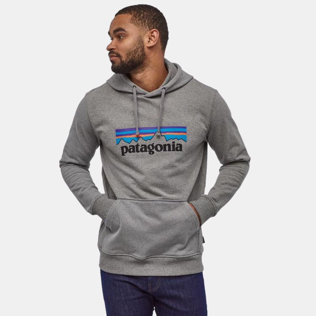 Patagonia P-6 Logo Uprisal Hoody Gravel Heather - Image 2