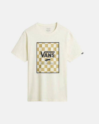 Vans Classic Print Box T-Shirt Marshmallow Black