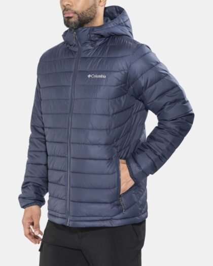 Columbia Men's Powder Lite Hooded Jacket Blue
