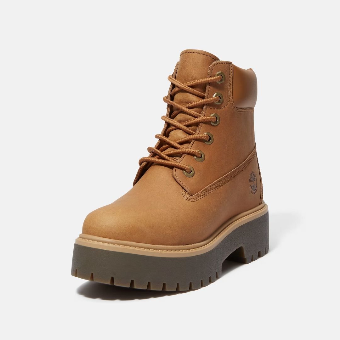 Timberland Stone Street 6 In Lace Waterproof Wheat Full Grain - Image 4