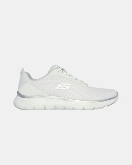 Skechers Flex Appeal 5.0 Uptake White Silver