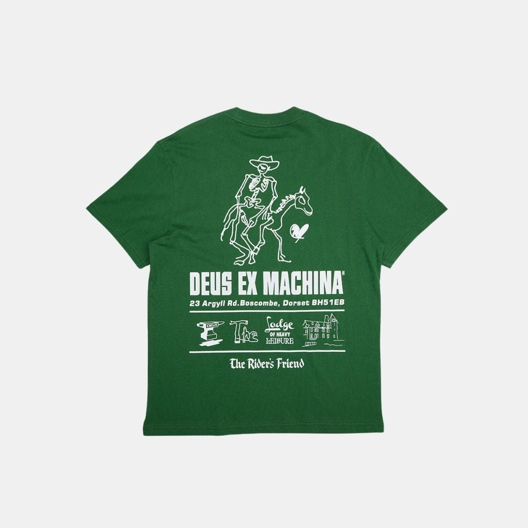Deus Ex Machina Boscombe Address Tee Hilside Green - Image 2