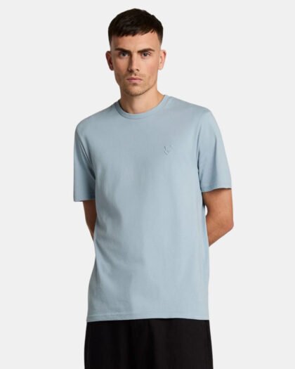Lyle & Scott Tonal Eagle T-Shirt Blue Ash