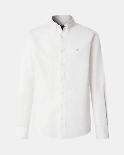 Hackett London Ess Gmt Dyed Oxford Optic White