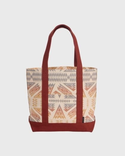 Pendleton Astoria Canvas Tote Bag Ponderosa Brick