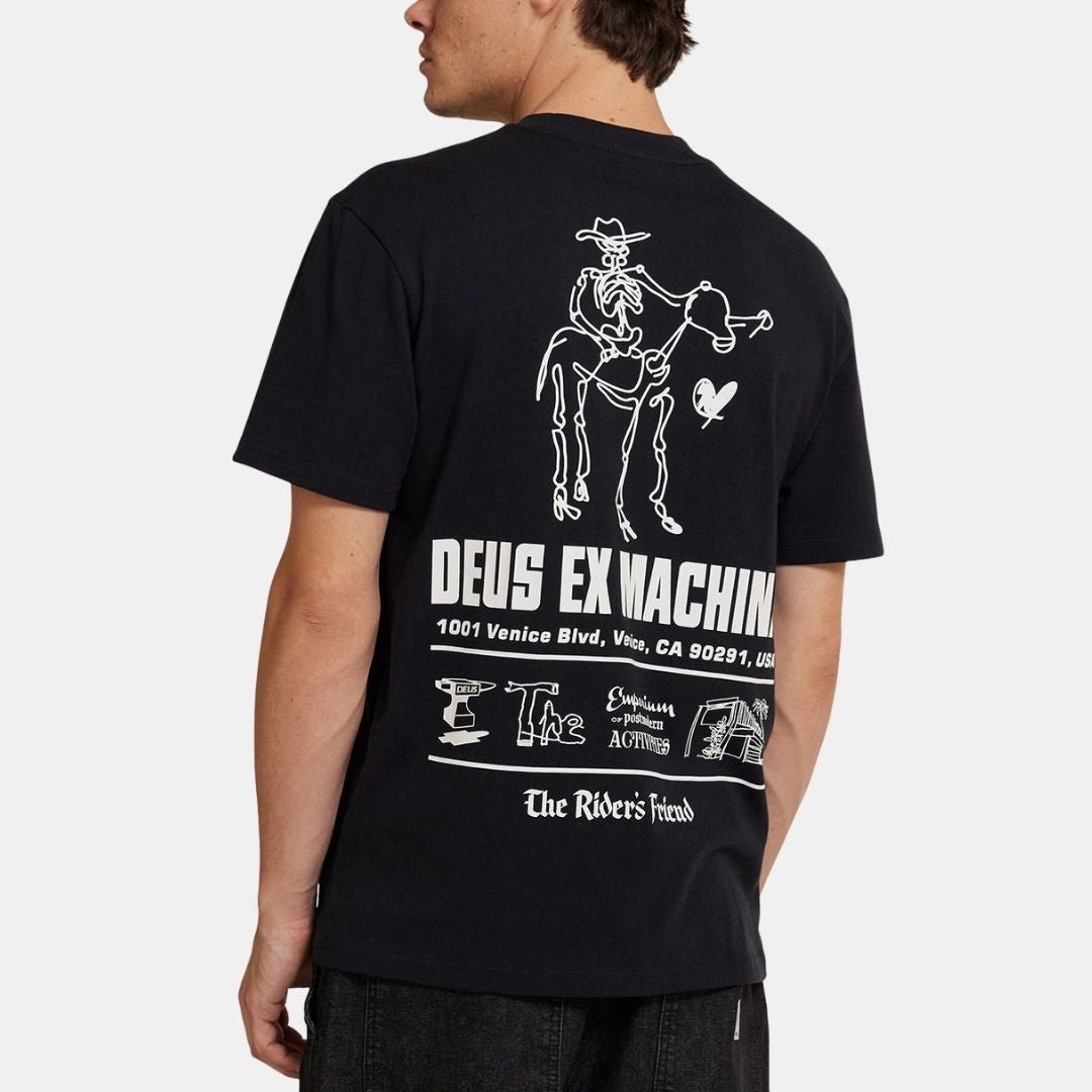Deus Ex Machina LA Address Tee Black - Image 2