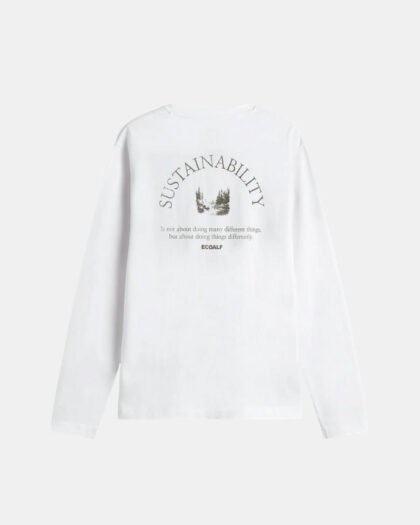Ecoalf Mampi Long Sleeve T-Shirt White