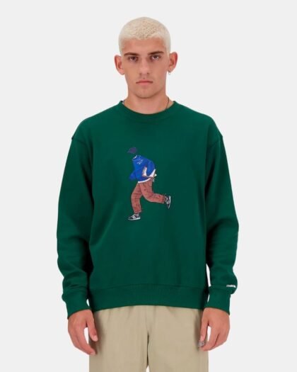 New Balance Athletics Sport Style Crew Nightwatch Green