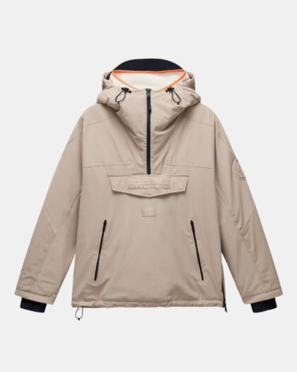 Napapijri Rainforest Tech Anorak Jacket Beige