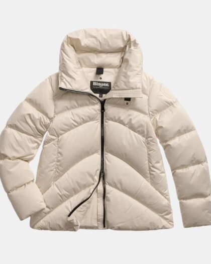 Blauer Wide Collar Down Jacket Maryland Morn Grey