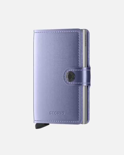 Secrid Mini Wallet Metallic Lila