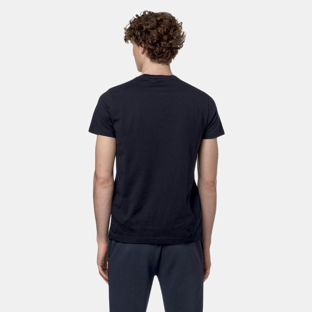 K-Way Le Vrai Edouard T-Shirt Blue Depth - Image 3