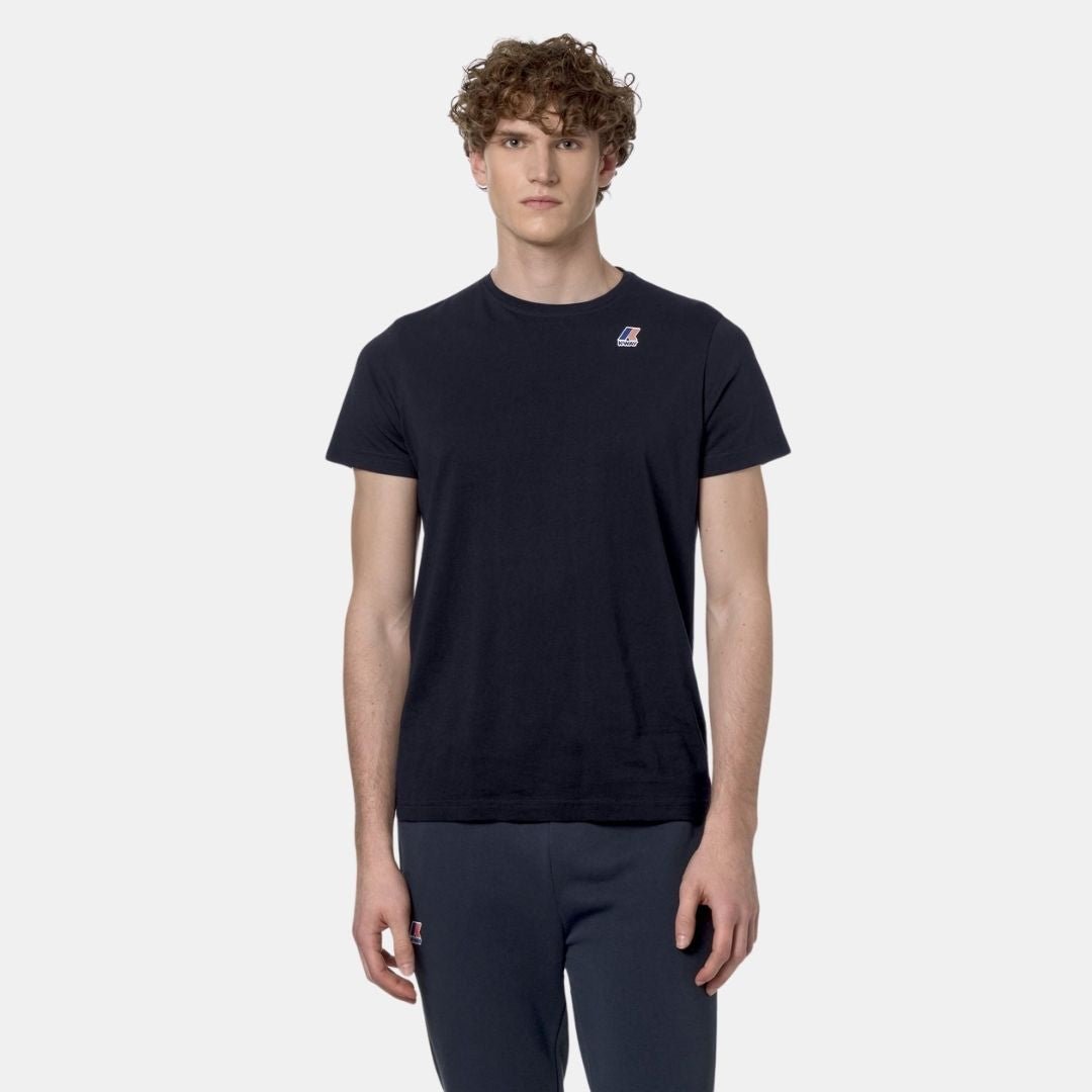 K-Way Le Vrai Edouard T-Shirt Blue Depth - Image 2