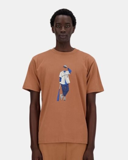 New Balance Athletics Baseball T-Shirt Walnut