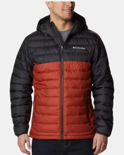 Columbia Men's Powder Lite Hooded Jacket Wrap Red