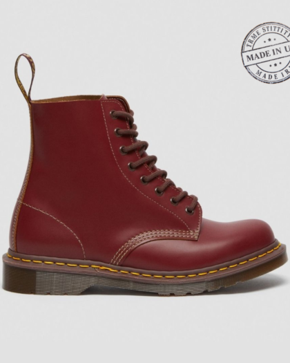 Dr. Martens Vintage 1460 Unisex Oxblood Quilon Made in UK