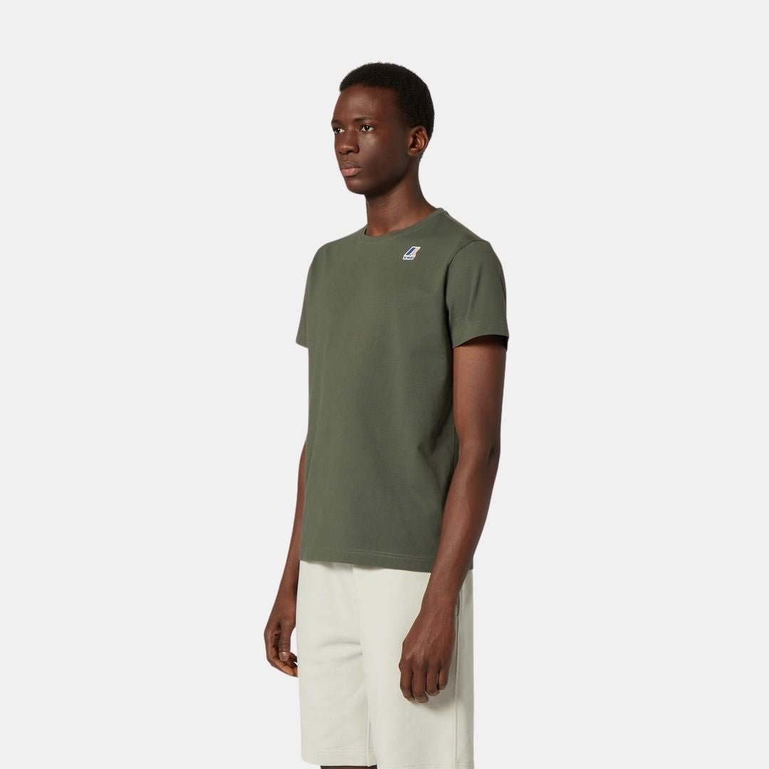 K-Way Le Vrai Edouard T-Shirt Green Blackish - Image 4