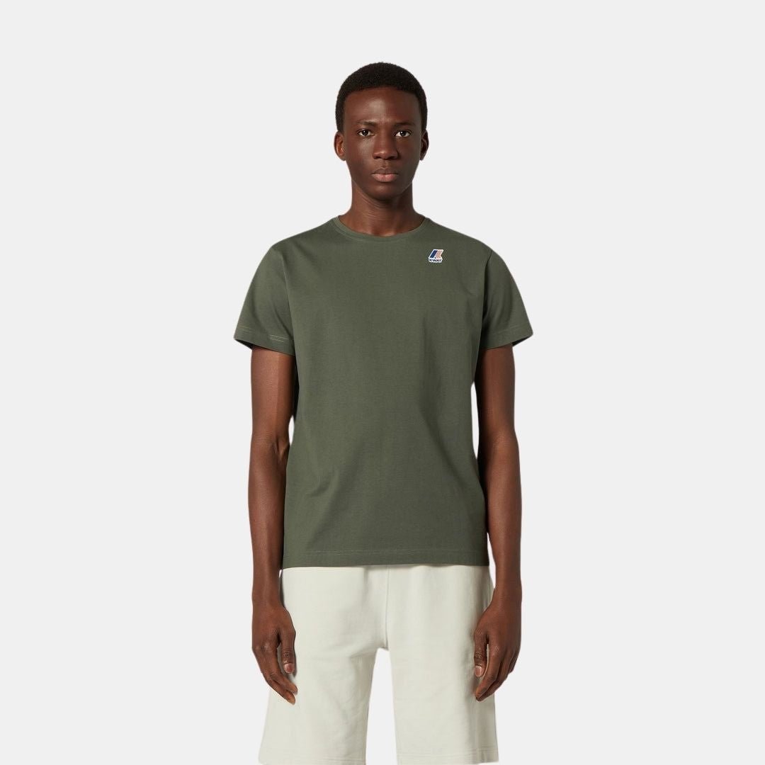 K-Way Le Vrai Edouard T-Shirt Green Blackish - Image 2