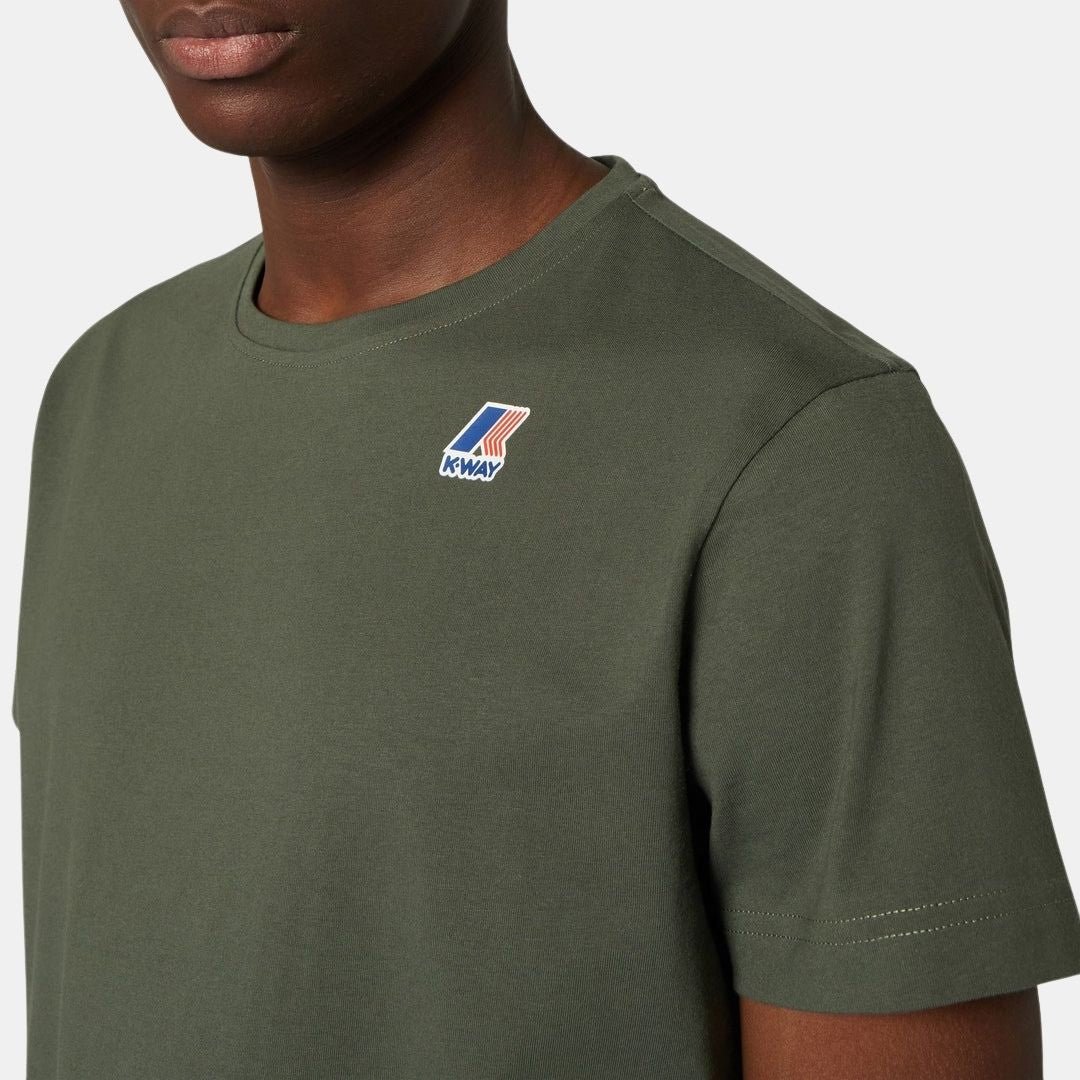 K-Way Le Vrai Edouard T-Shirt Green Blackish - Image 5
