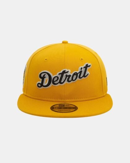 New Era Detroit Tigers Wordmark Patch 9FIFTY Yellow
