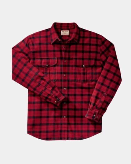 Filson Alaskan Guide Shirt Red Black Plaid