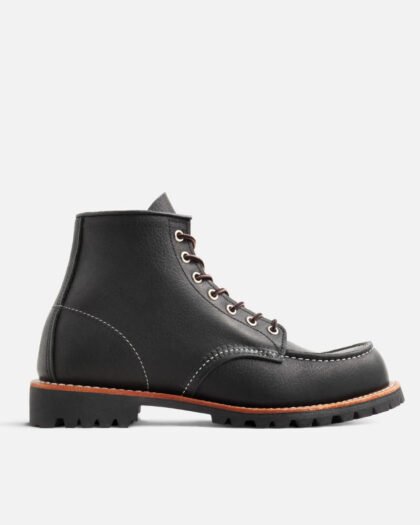 Red Wing Shoes 2949 Roughneck Moc Toe Black Oil Slick