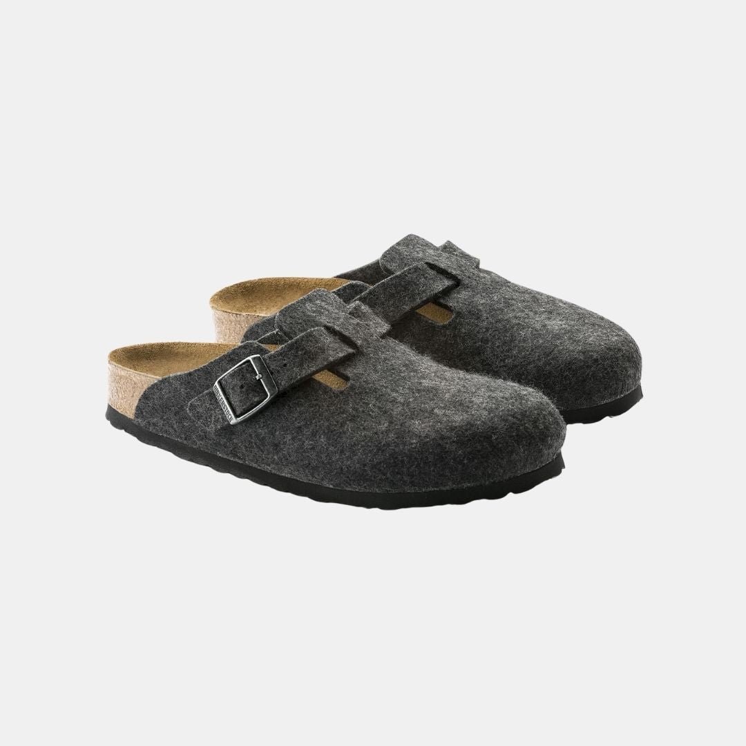 Birkenstock Boston Wool Unisex Anthracite - Image 3