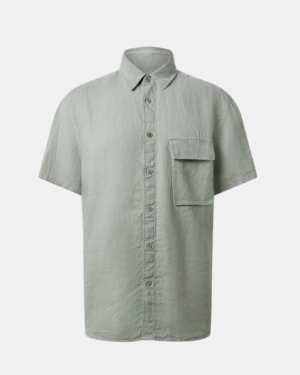 Belstaff Scale Short Sleeve Shirt Lichen