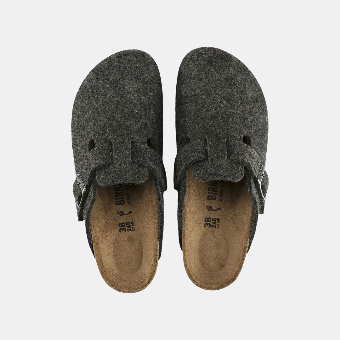 Birkenstock Boston Wool Unisex Anthracite - Image 2
