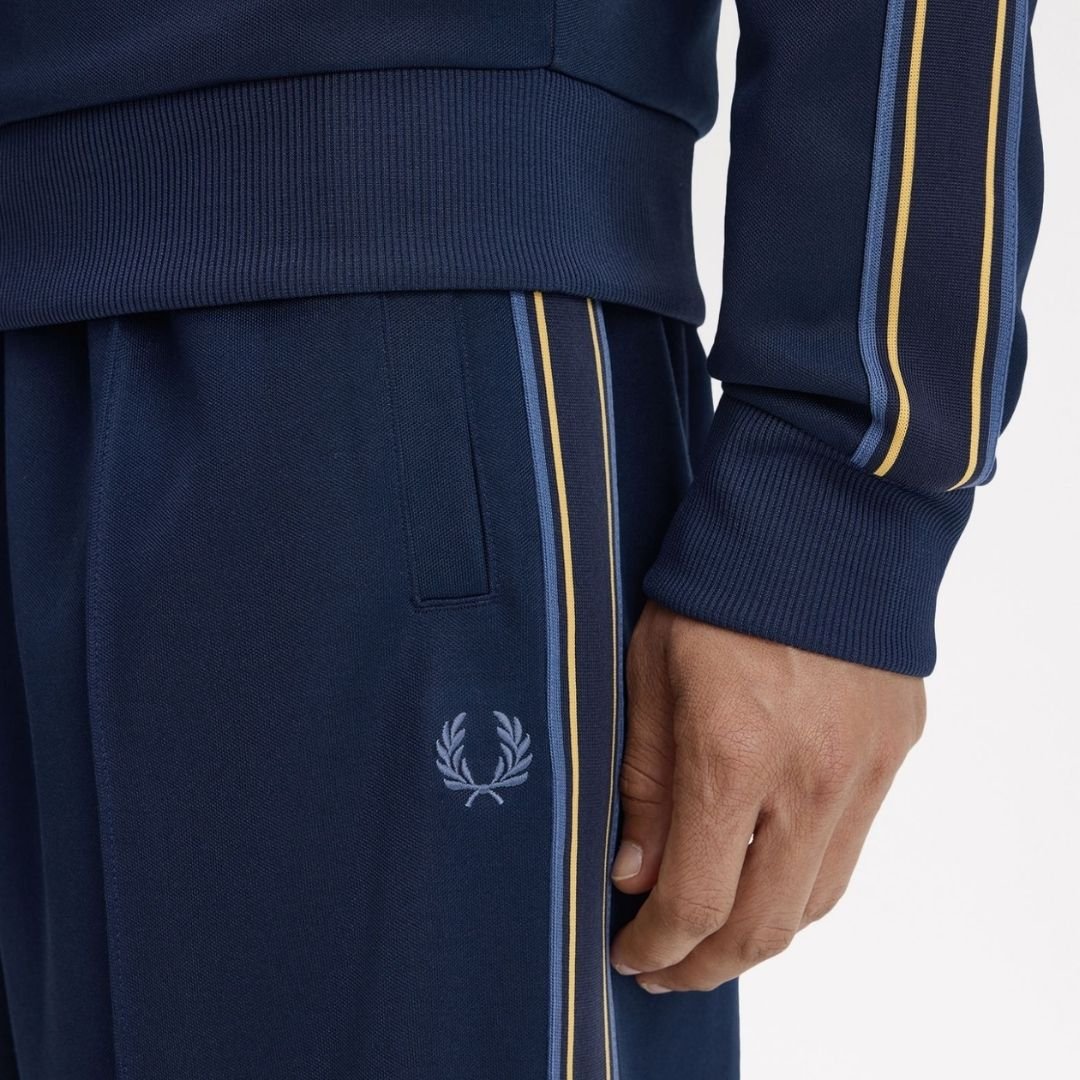 Fred Perry Tramline Tape Track Tennis Blue - Image 5