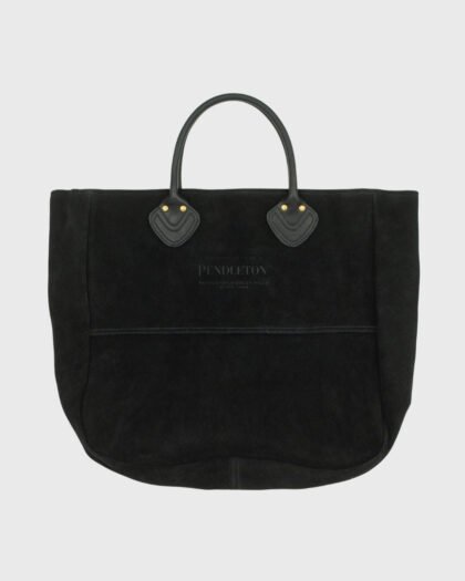 Pendleton Suede Tote Bag Black