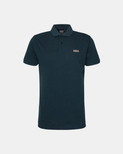 Barbour International Tourer Polo Shirt Forest River